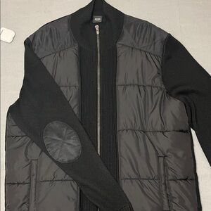 Boss Black Knit Collar Jacket